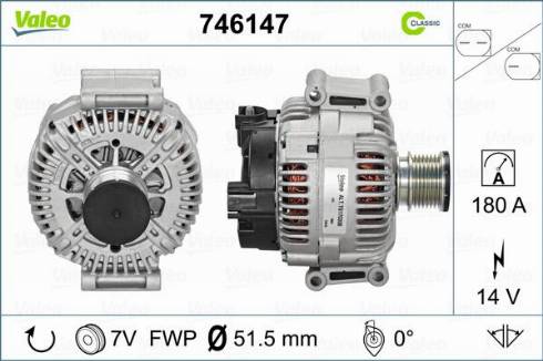 VALEO 746147 - Alternator www.molydon.hr