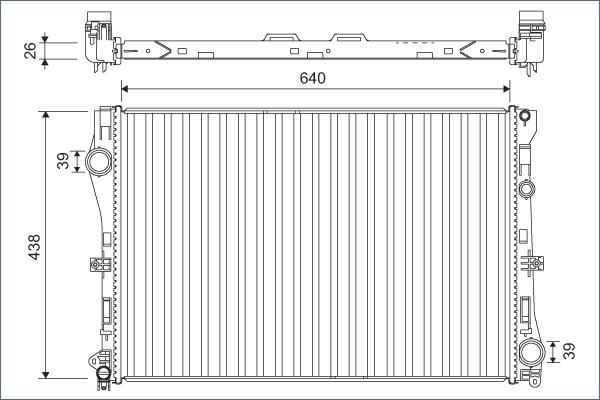 VALEO 701142 - Hladnjak, hladjenje motora www.molydon.hr
