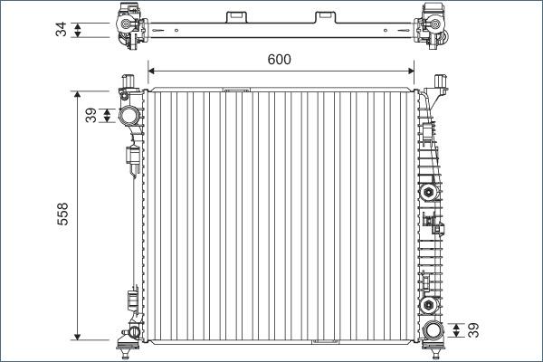 VALEO 701167 - Hladnjak, hladjenje motora www.molydon.hr