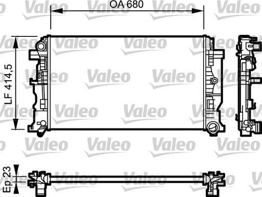 VALEO 734927 - Hladnjak, hladjenje motora www.molydon.hr