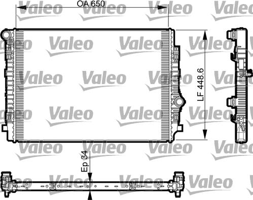 Valeo 735549 - Hladnjak, hladjenje motora www.molydon.hr