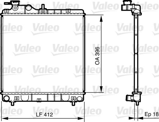 Valeo 735562 - Hladnjak, hladjenje motora www.molydon.hr