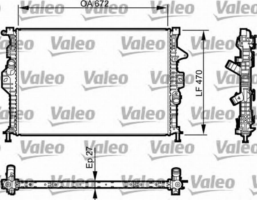 Valeo 735616 - Hladnjak, hladjenje motora www.molydon.hr