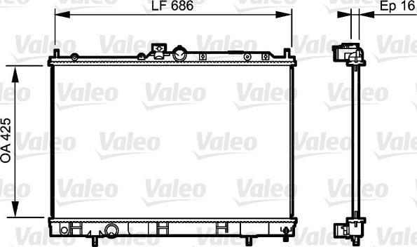 Valeo 735201 - Hladnjak, hladjenje motora www.molydon.hr