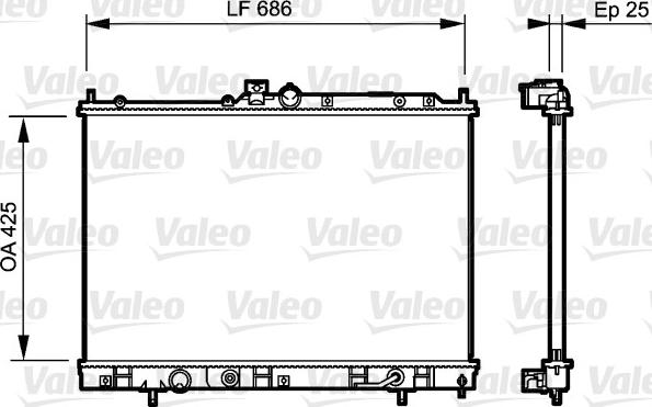 Valeo 735202 - Hladnjak, hladjenje motora www.molydon.hr