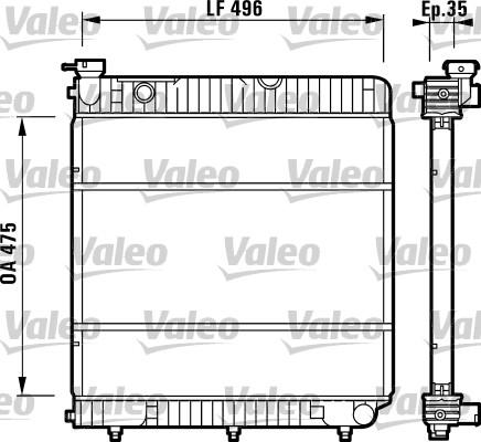 VALEO 731741 - Hladnjak, hladjenje motora www.molydon.hr