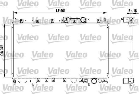 Valeo 732539 - Hladnjak, hladjenje motora www.molydon.hr