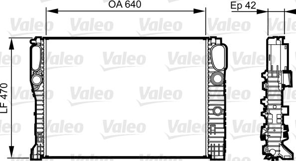 VALEO 732855 - Hladnjak, hladjenje motora www.molydon.hr