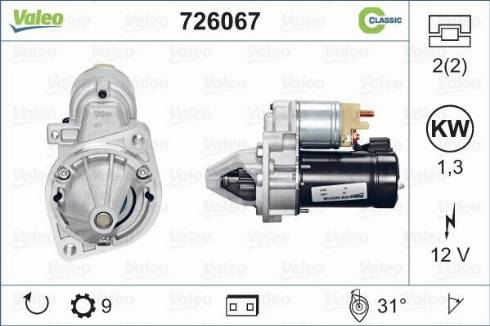 VALEO 726067 - Starter www.molydon.hr