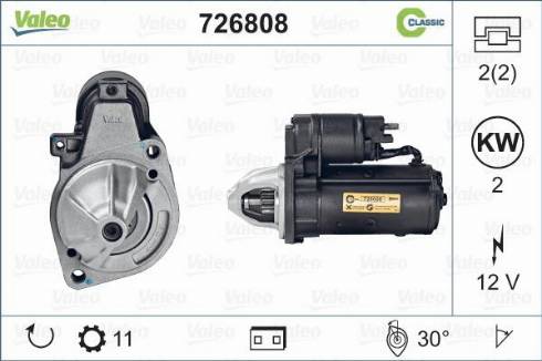 VALEO 726808 - Starter www.molydon.hr