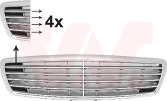 Van Wezel 3041518 - Rešetka hladnjaka www.molydon.hr