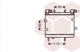 Van Wezel 30003534 - Uljni hladnjak, ulje za motor www.molydon.hr