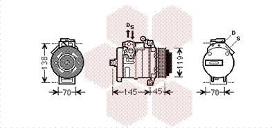 Van Wezel 3000K530 - Kompresor, klima-Uređaj www.molydon.hr