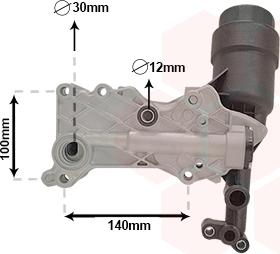 Van Wezel 30013703 - Uljni hladnjak, ulje za motor www.molydon.hr