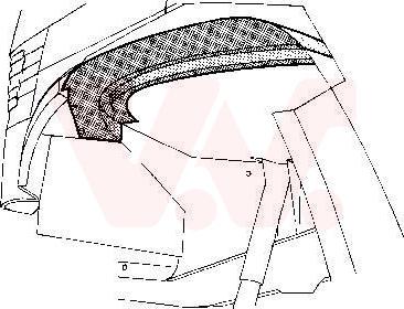 Van Wezel 3070357 - Unutrasnji blatobran www.molydon.hr