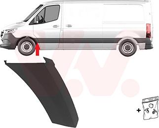 Van Wezel 2973401 - Ukrasna/zaštitna lajsna, blatobran www.molydon.hr