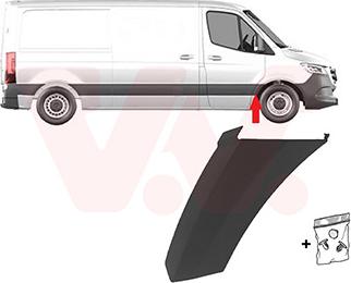 Van Wezel 2973402 - Ukrasna/zaštitna lajsna, blatobran www.molydon.hr