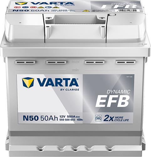 Varta 550500055K262 - Akumulator  www.molydon.hr
