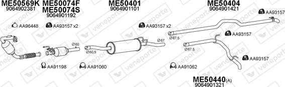 Veneporte 500494 - Ispušni sistem www.molydon.hr
