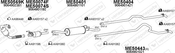 Veneporte 500498 - Ispušni sistem www.molydon.hr