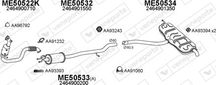 Veneporte 500463 - Ispušni sistem www.molydon.hr