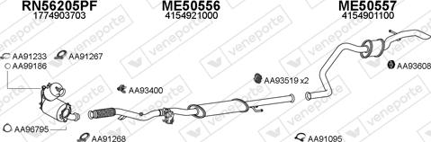 Veneporte 500484 - Ispušni sistem www.molydon.hr