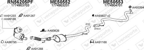 Veneporte 500482 - Ispušni sistem www.molydon.hr