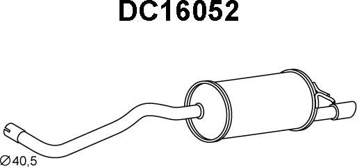 Veneporte DC16052 - Zadnji Ispušni lonac www.molydon.hr