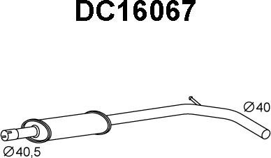 Veneporte DC16067 - Prednji Ispušni lonac www.molydon.hr