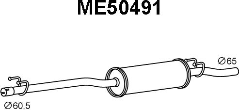 Veneporte ME50491 - Zadnji Ispušni lonac www.molydon.hr