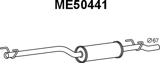 Veneporte ME50441 - Zadnji Ispušni lonac www.molydon.hr