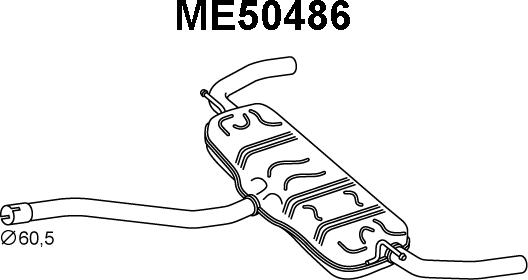 Veneporte ME50486 - Zadnji Ispušni lonac www.molydon.hr
