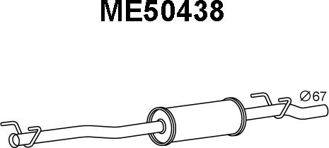 Veneporte ME50438 - Zadnji Ispušni lonac www.molydon.hr