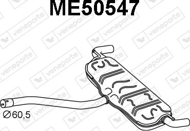 Veneporte ME50547 - Zadnji Ispušni lonac www.molydon.hr