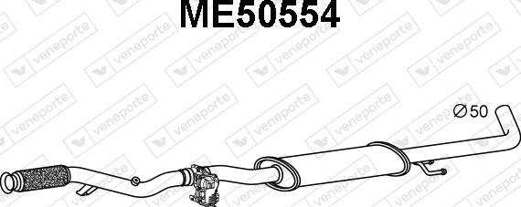 Veneporte ME50554 - Prednji Ispušni lonac www.molydon.hr