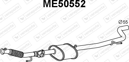 Veneporte ME50552 - Prednji Ispušni lonac www.molydon.hr