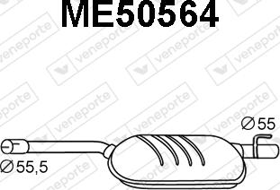 Veneporte ME50564 - Prednji Ispušni lonac www.molydon.hr