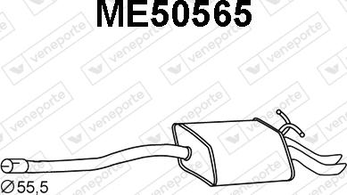 Veneporte ME50565 - Zadnji Ispušni lonac www.molydon.hr