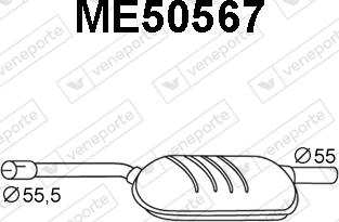 Veneporte ME50567 - Prednji Ispušni lonac www.molydon.hr