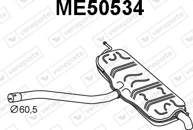 Veneporte ME50534 - Zadnji Ispušni lonac www.molydon.hr