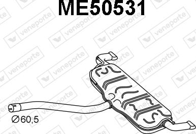 Veneporte ME50531 - Zadnji Ispušni lonac www.molydon.hr