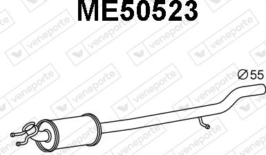 Veneporte ME50523 - Prednji Ispušni lonac www.molydon.hr