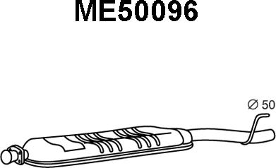 Veneporte ME50096 - Srednji Ispušni lonac www.molydon.hr