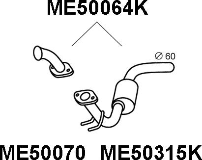 Veneporte ME50064K - Katalizator www.molydon.hr