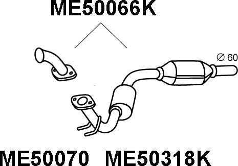Veneporte ME50066K - Katalizator www.molydon.hr