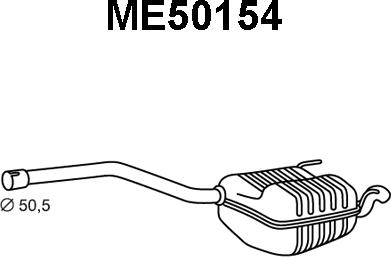 Veneporte ME50154 - Zadnji Ispušni lonac www.molydon.hr