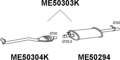 Veneporte ME50303K - Katalizator www.molydon.hr