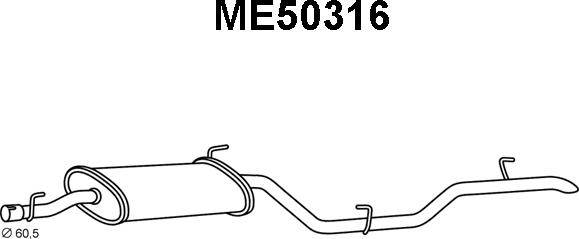 Veneporte ME50316 - Zadnji Ispušni lonac www.molydon.hr