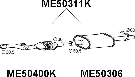 Veneporte ME50311K - Katalizator www.molydon.hr