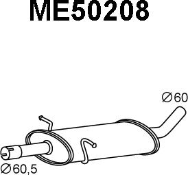Veneporte ME50208 - Prednji Ispušni lonac www.molydon.hr